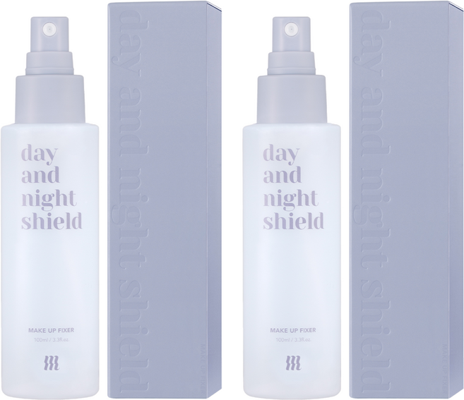 머지 데이 앤 나잇 쉴드 메이크업 픽서, 100ml, 2개