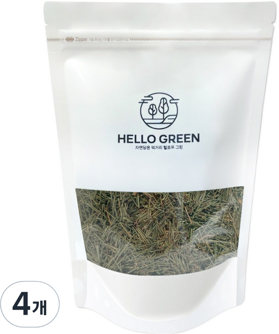 헬로우그린 절단 건조 솔잎, 4개, 200g