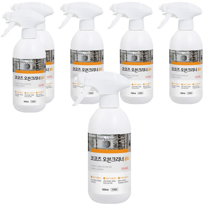 코코즈 오븐크리너 골드, 500ml, 6개