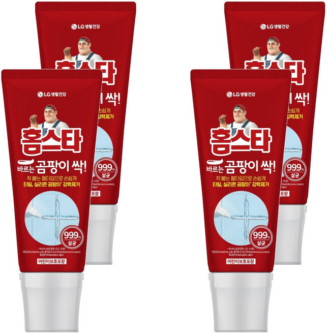 홈스타 바르는 곰팡이 싹 세정제, 120ml, 4개