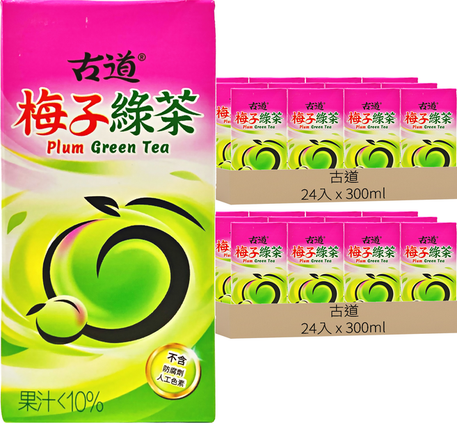古道 梅子綠茶, 300ml, 48入