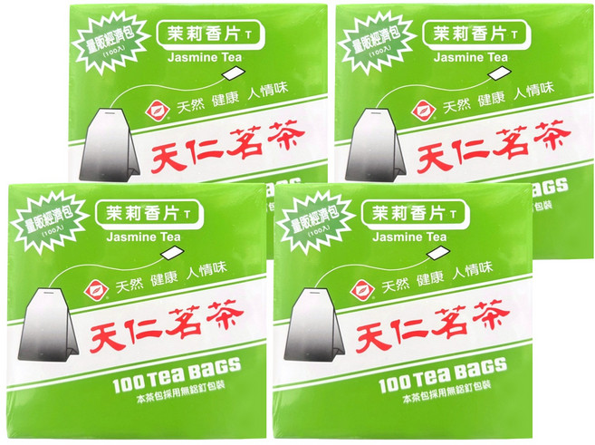 天仁茗茶 茉莉香片, 2g, 100包, 4盒