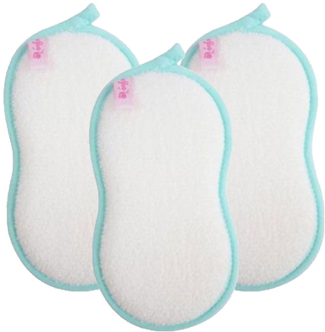 오션 베이비 샤워타올, 블루, 3개, 1개입