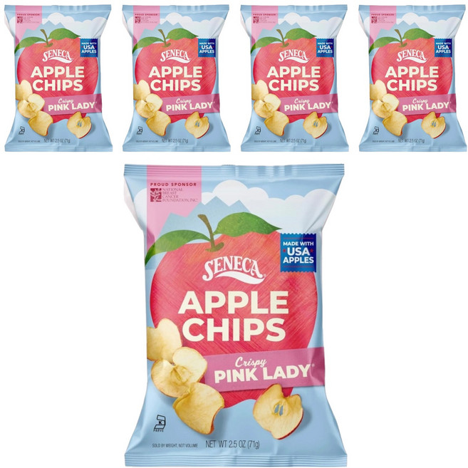 Seneca 粉紅佳人蘋果脆片, 5包, 71g