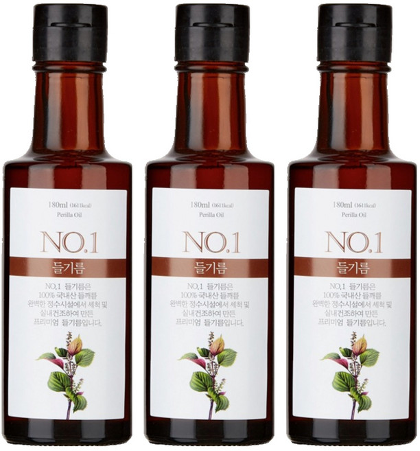 An-Oil 低溫壓榨紫蘇油, 180ml, 3個