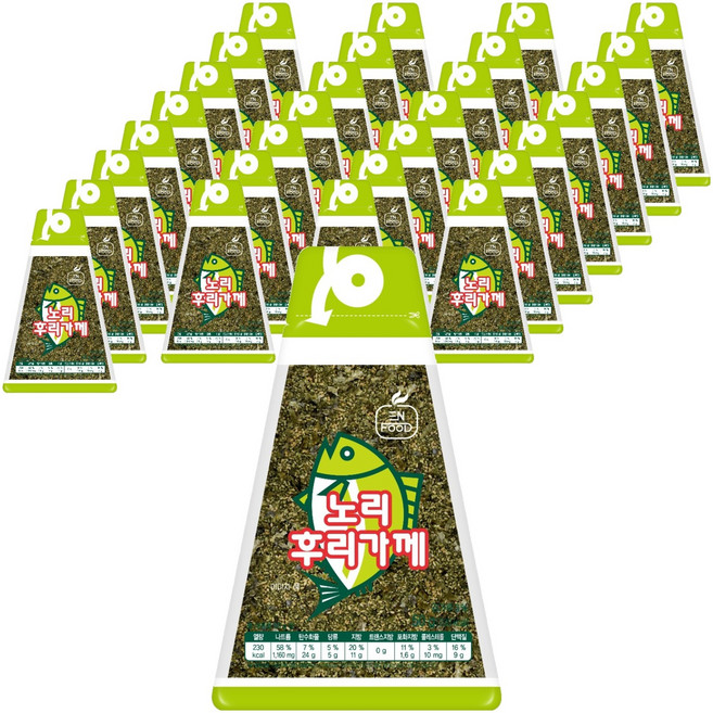 이엔푸드 노리 후리가께, 50g, 40개