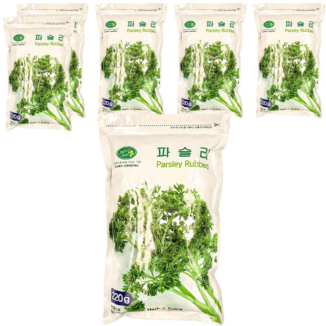 내츄럴스파이스 파슬리 후레이크, 220g, 6개