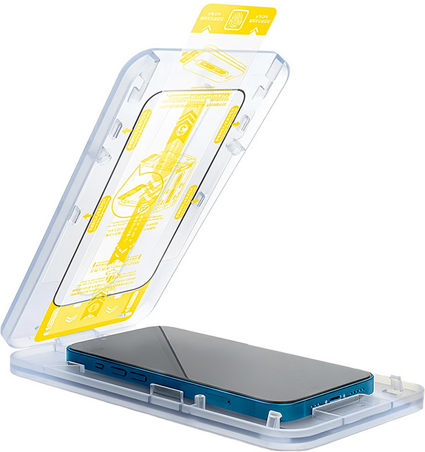 HODA 好貼 2.5D滿版玻璃保護貼 附無塵太空艙貼膜神器, 1盒