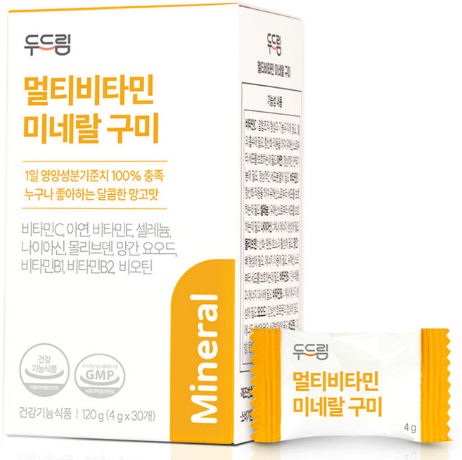 두드림 구미 젤리 멀티비타민 30p, 120g, 1개