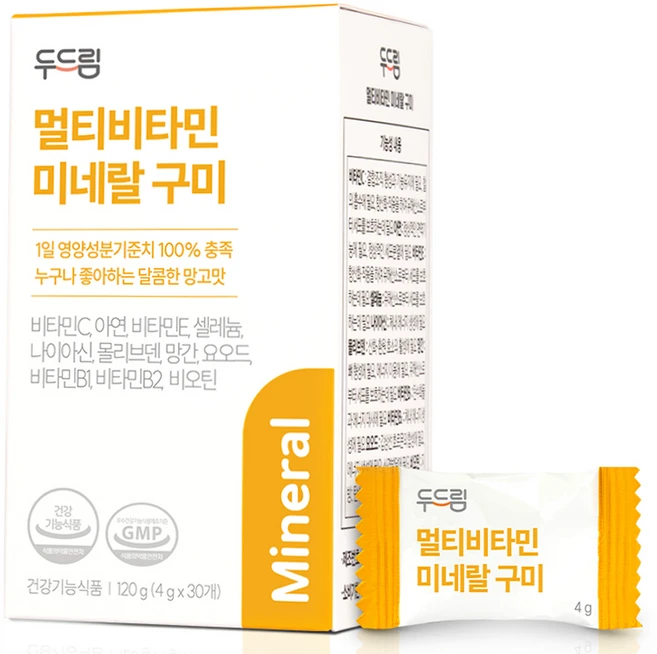 두드림 구미 젤리 멀티비타민 30p, 120g, 1개 - 쿠팡