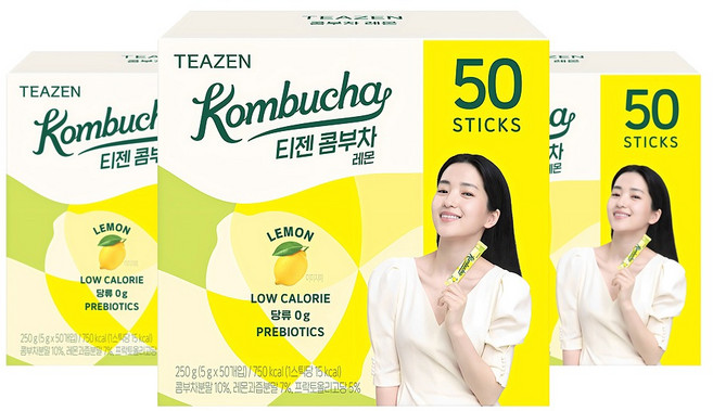 티젠 콤부차 레몬, 5g, 50개입, 3개