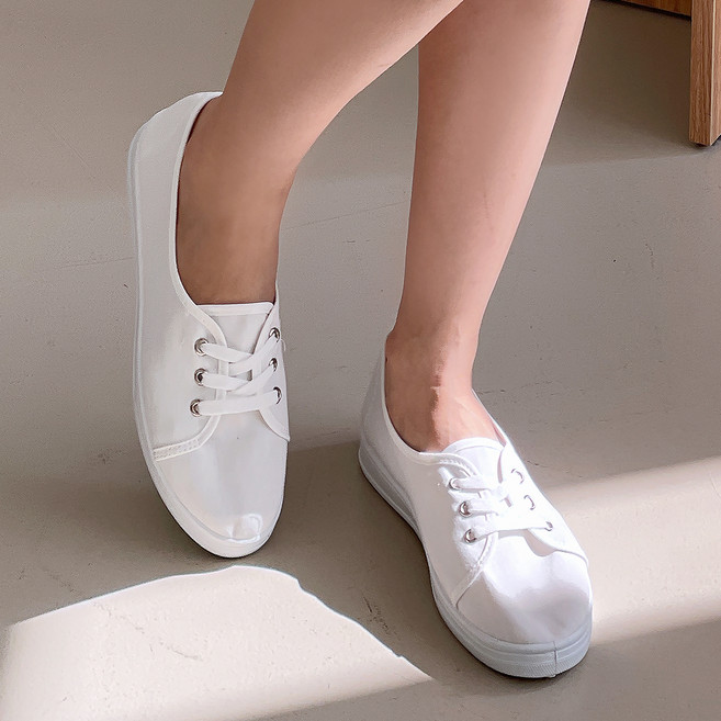 Aboutshoe 女款休閒簡約舒適帆布鞋 S010