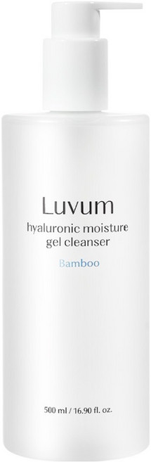 러븀 대나무 히알루론산 수분 젤 클렌저, 500ml, 1개