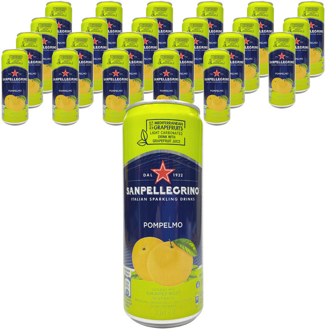 산펠레그리노 폼 펠모 자몽캔, 330ml, 24개