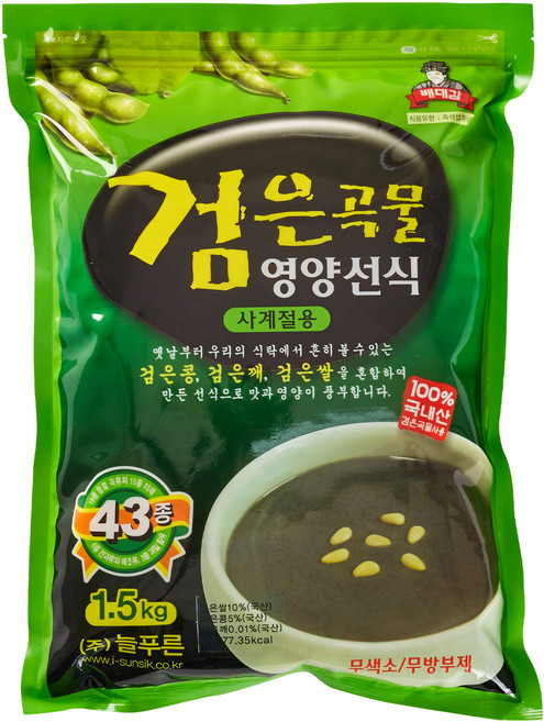 [늘푸른] 배대감 검은곡물 영양선식, 1.5kg, 1개