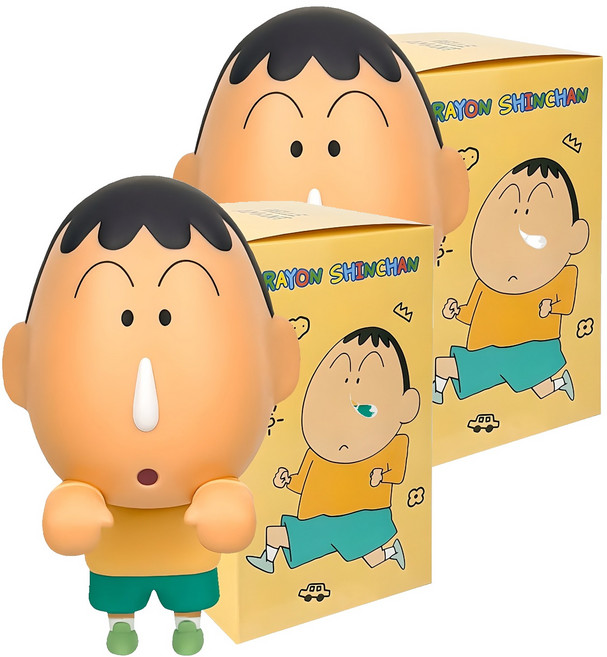 BELLEAMANT 蠟筆小新授權 導航螢幕懸掛式車用芳香劑 阿呆 本體, 清新棉花, 2個