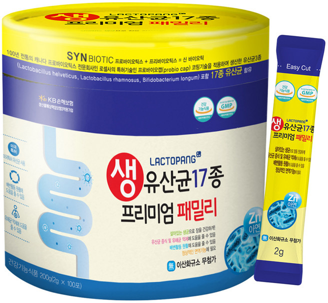 락토팡 생유산균17종 프리미엄 패밀리, 200g, 1개