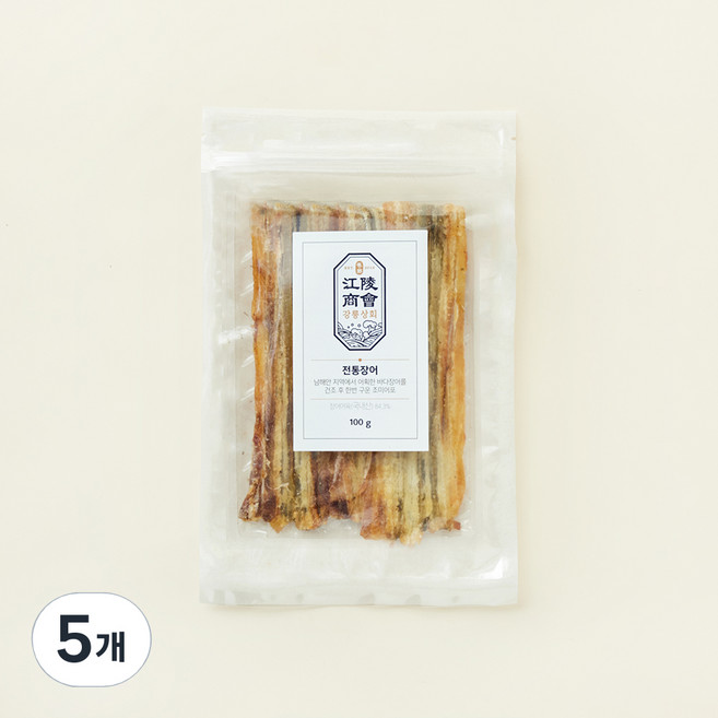 강릉상회 국내산 전통장어포, 100g, 5개