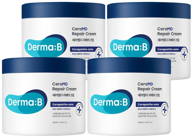 더마비 세라엠디 리페어 크림, 430ml, 4개