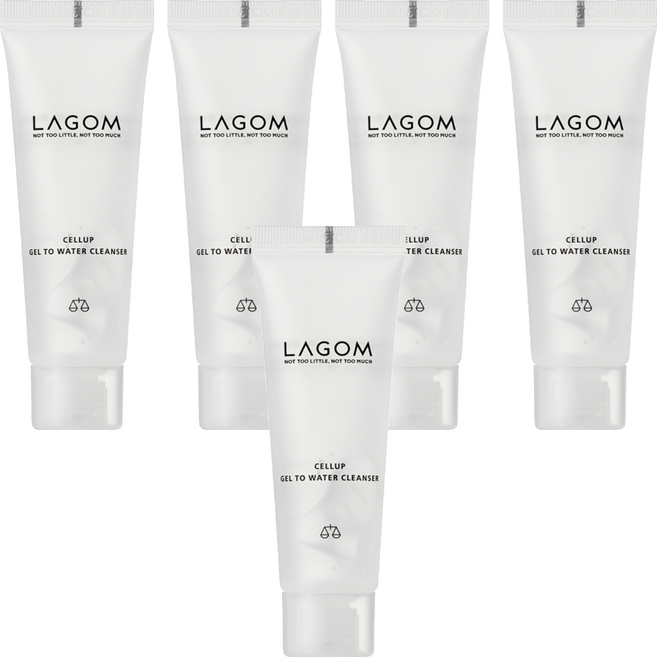 라곰 셀럽 젤 투 워터 클렌저 미니, 30ml, 5개
