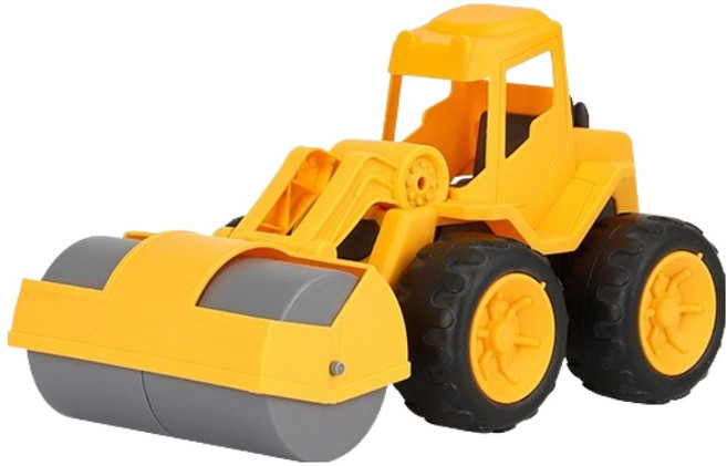 Kes.B Play Little 砂石車 壓路機 重型機具可動玩具1820, 混合色, 1個