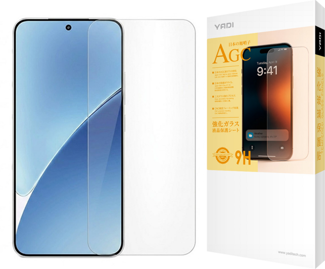 YADI 亞第 智慧型手機 玻璃保護貼 Xiaomi 15 6.36吋 9H 強抗指紋 日本AGC玻璃 透明色