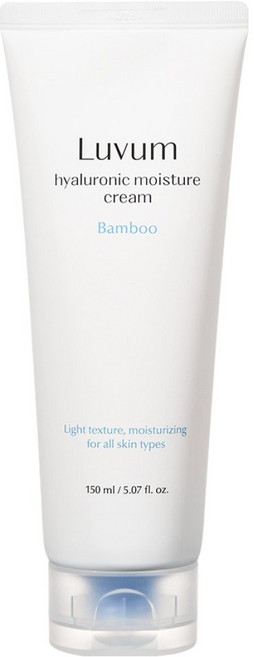 Luvum Beauty 竹萃玻尿酸保濕霜, 1個, 150ml