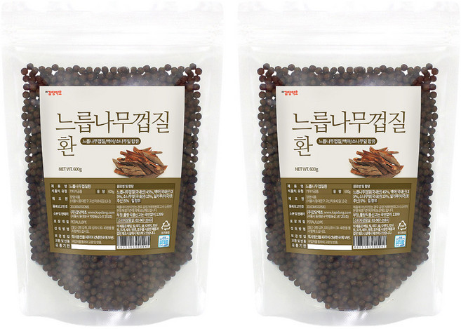 갑당약초 느릅나무껍질환, 2개, 600g