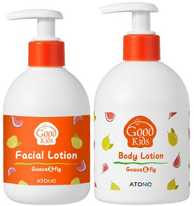 아토앤오투 굿 키즈 페이셜 로션 250g + 바디 로션 300g 세트, 1세트