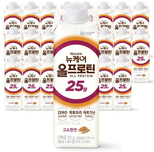 뉴케어 올프로틴 고소한맛, 245ml, 24개 - 쿠팡