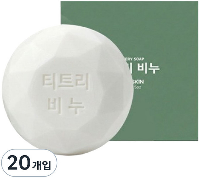 공스킨 티트리 비누, 80g, 20개입