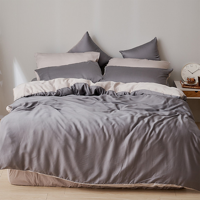 戀家小舖 60支素色天絲 永恆系列 柔軟親膚 不縮水不起毛球, 沉穩灰