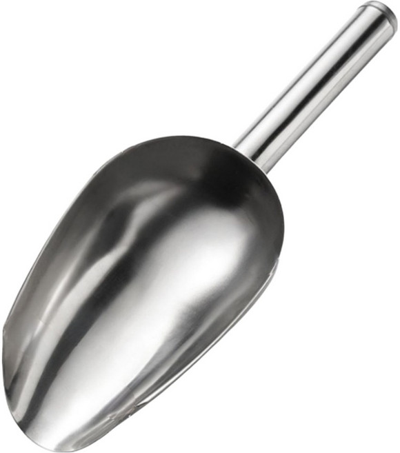 스텐 얼음 커피 스쿱 특대, 실버, 1개