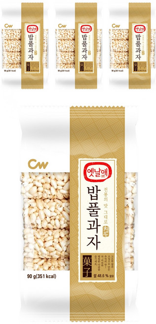 청우 옛날애 밥풀과자, 90g, 4개