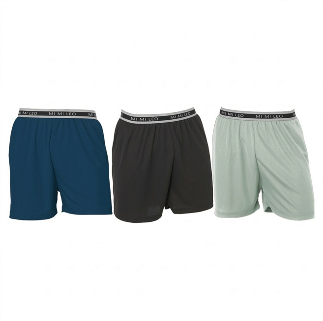 MI MI LEO 彈力織帶透氣舒適內褲 3件組