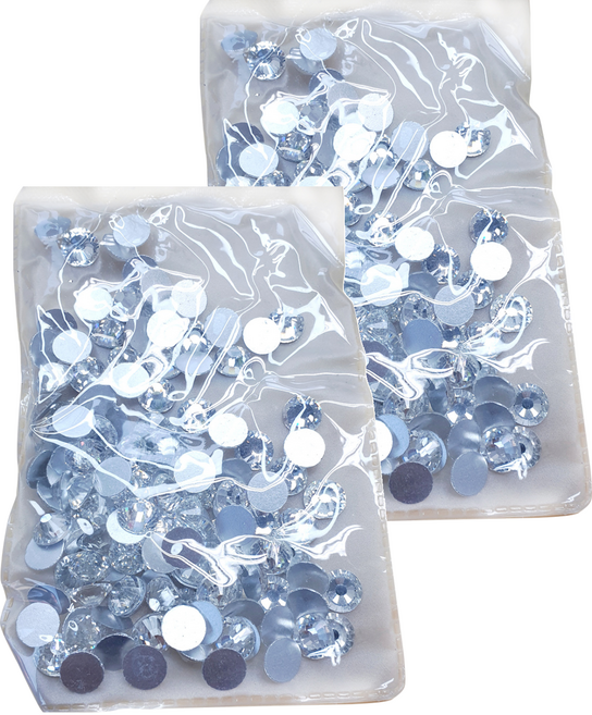 MC컷 크리스탈 논핫픽스 플랫백 네일스톤 ss40 8.0~8.3mm, 288개