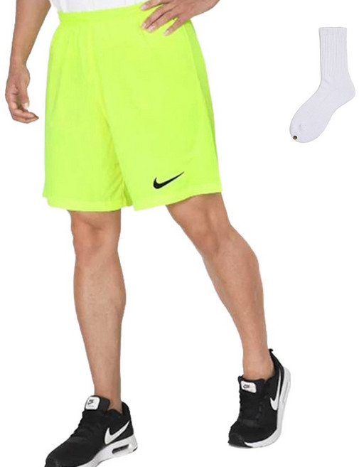 Nike 男款 Swoosh 短褲 BV6855-702 + Welldone 襪子