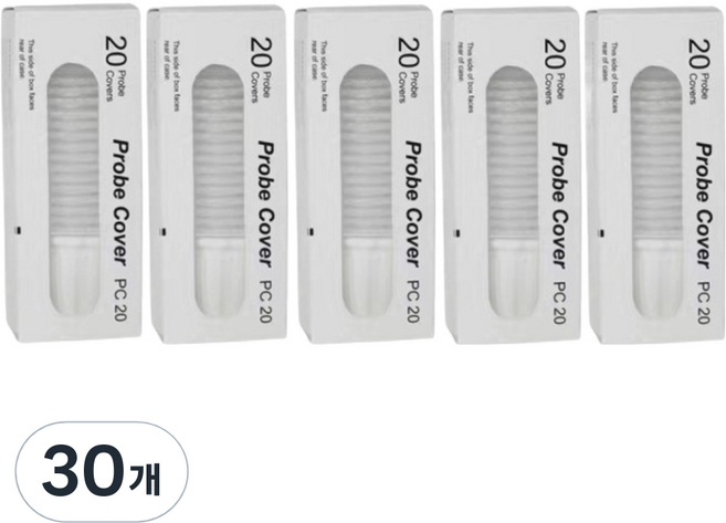 온즈 브라운 체온계 호환 일회용 리필 필터 투명 20개입, 30개