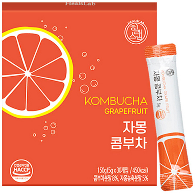 힐스랩 콤부차 자몽, 5g, 30개입, 1개