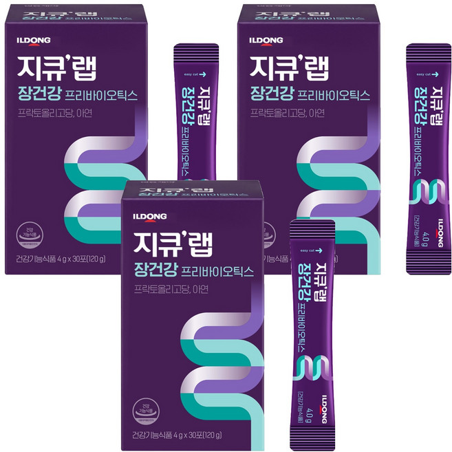 지큐랩 장건강 프리바이오틱스, 4g, 90개