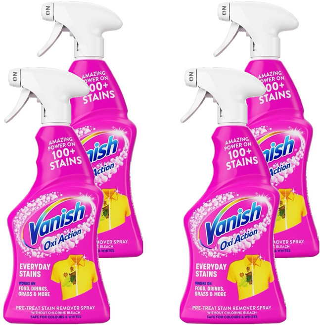 Vanish 漬無蹤 衣物預潔劑, 500ml, 4瓶