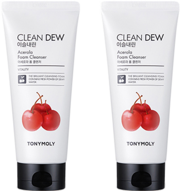 TONYMOLY 晨露果酸潔面乳, 180ml, 2個