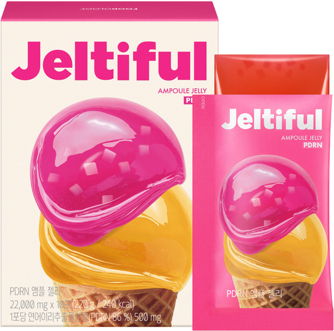 푸드올로지 젤티풀 PDRN 앰플 젤리 10p, 1개