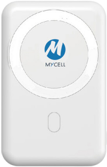 MYCEll 積進科技 PD磁吸式無線行動電源for MagSafe 10000mAh, MY-PC-048, 白色