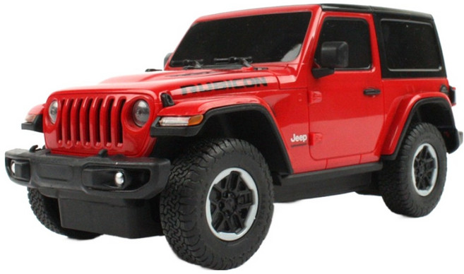 라스타 1:24 스케일 랭글러 루비콘 RC카, 레드, 1개