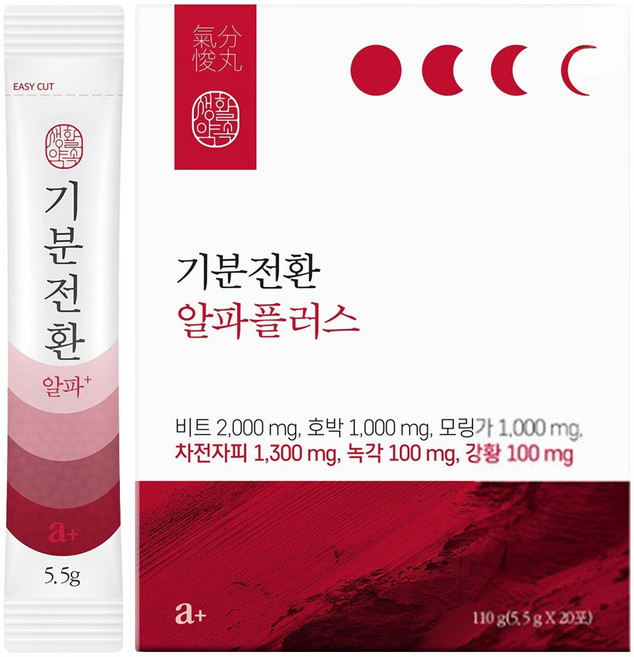 생활약속 기분전환 알파플러스 환 20p, 110g, 1개