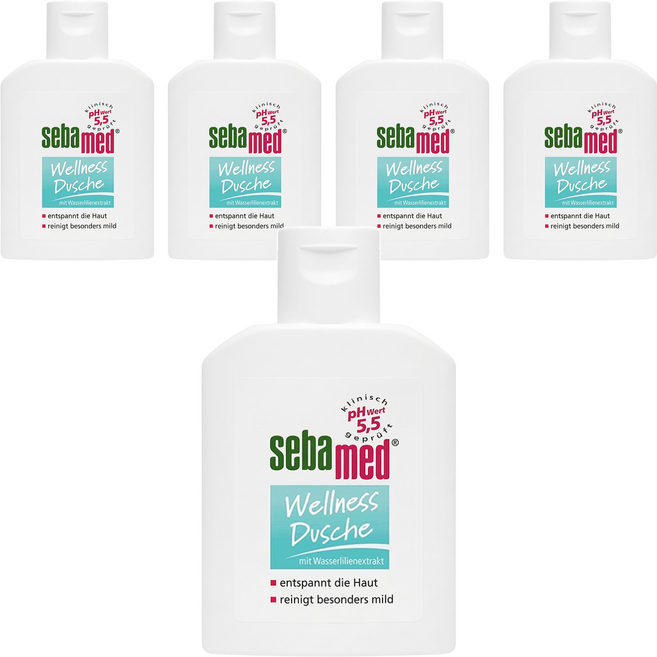 sebamed 施巴 運動沐浴乳 清新花香, 50ml, 5瓶
