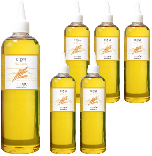 맑을담 미강유 오일, 500ml, 6개