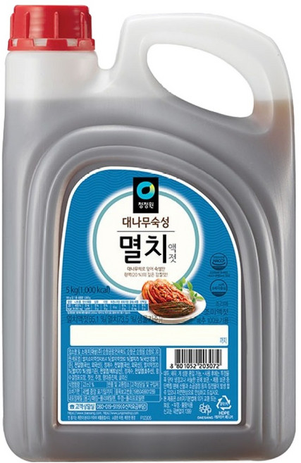 청정원 대나무숙성 멸치액젓, 5kg, 1개