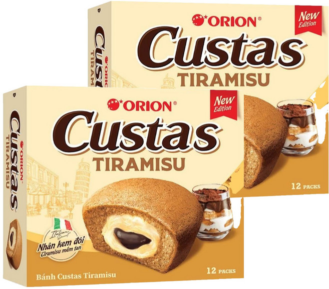 ORION 好麗友 提拉米蘇風味派 12個, 281.4g, 2盒